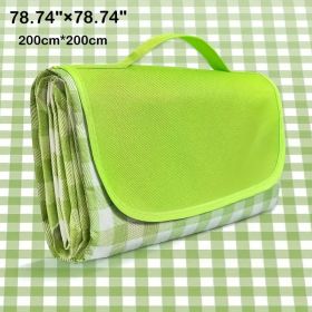 Extra Large Outdoor Picnic Blanket, Camping, Beach, BBQ Mat - Heavy-Duty Portable Indoor/Outdoor groundsheet with - Large Gathering, Parties (size: 78.74*78.74)